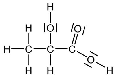 Chemische Strukturformel eines Esters mit Hydroxy- und Methoxygruppe